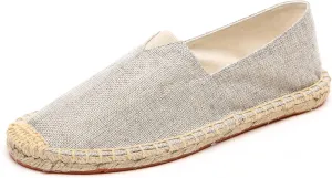 Altxic Men's Closed Toe Comfortable Canvas Slip on Flat Espadrilles