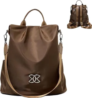 Anti-Theft Large Capacity Backpack, Anti Theft Backpack Shoulder Bag for Women Multi Purpose, Crossbody Oxford Cloth Bag