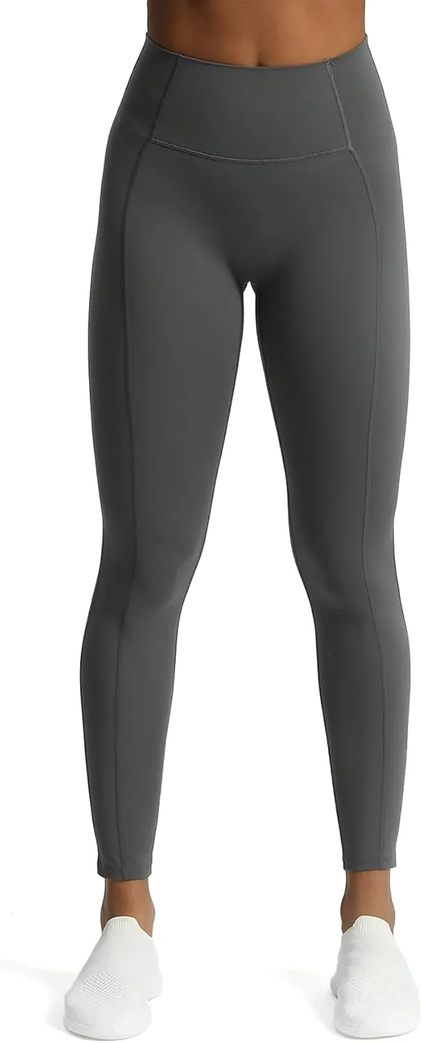 Aoxjox High Waisted Workout Leggings for Women GEO Compression Tummy Control Gym Buttery Soft Yoga Pants 27"