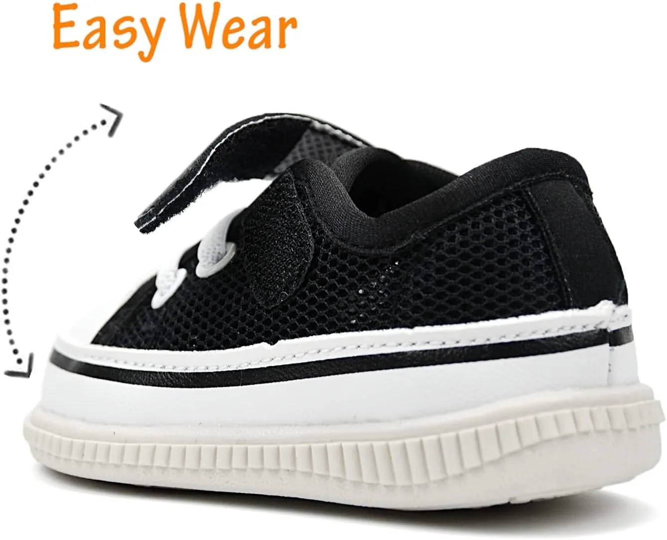 Baby Boys Girls Squeaky Shoes Anti-Slip Soft Rubber Sole Canvas Sneakers Toddler First Walkers