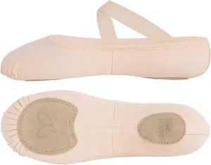 Ballet Shoes for Women Canvas Performa Dance Slippers Split Sole for Girls