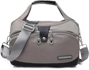 Blaciokamith Soft Side Lightweight Underseat Tote Bag,Blaciokamith Tote Bag,Waterproof Oxford for Women (Grey)