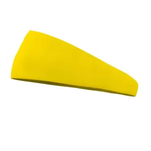 Bondi Band Tapered Anti Slip Workout Headbands for Women That Stay In Place, Absorbent, Moisture Wicking for Running, Yoga, Skiing & More, Yellow, 3"