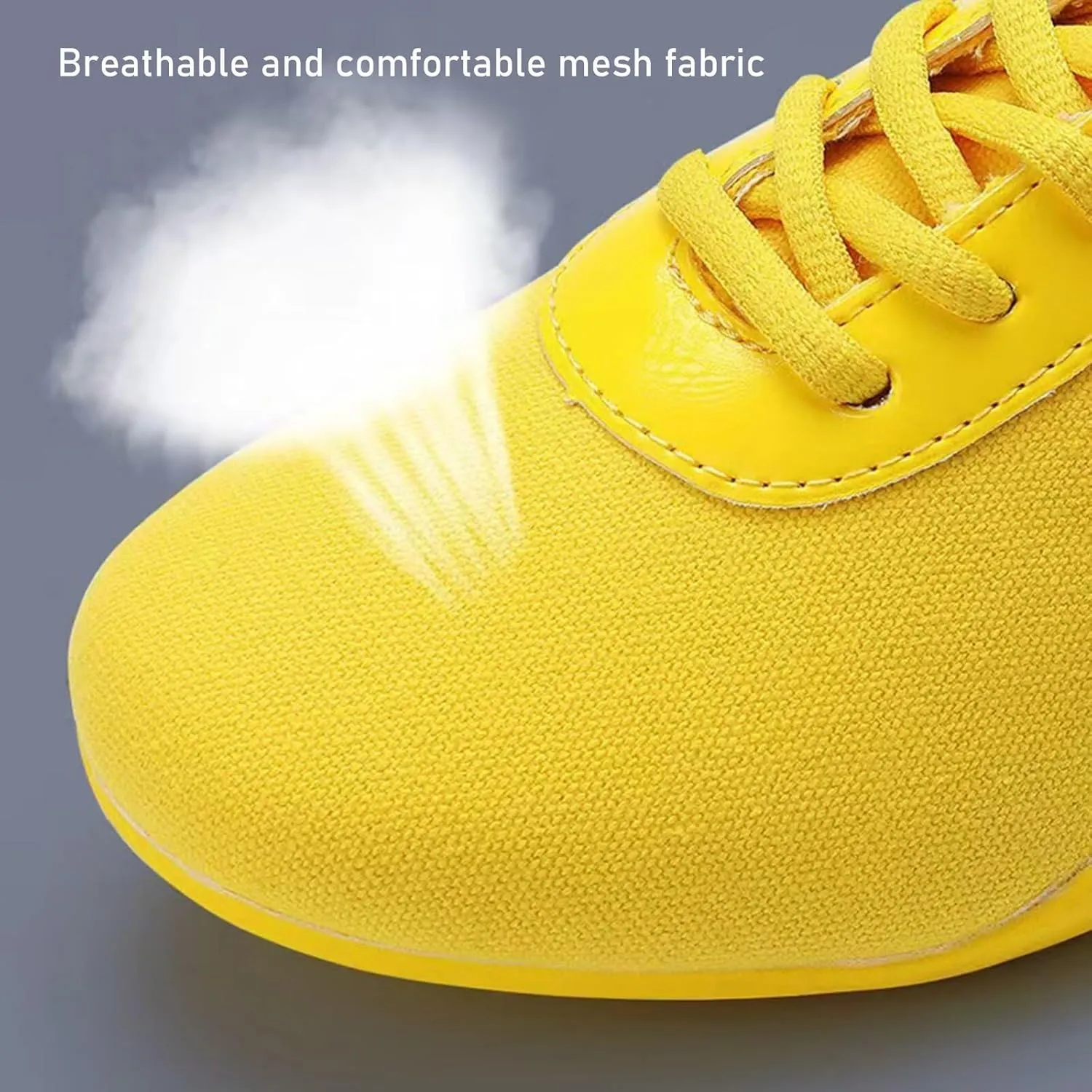 Canvas Martial Arts Shoes, Non-Slip Kung Fu Shoes Old Beijing Walking Shoes Lightweight Sneakers for Wing Chun Qi Gong