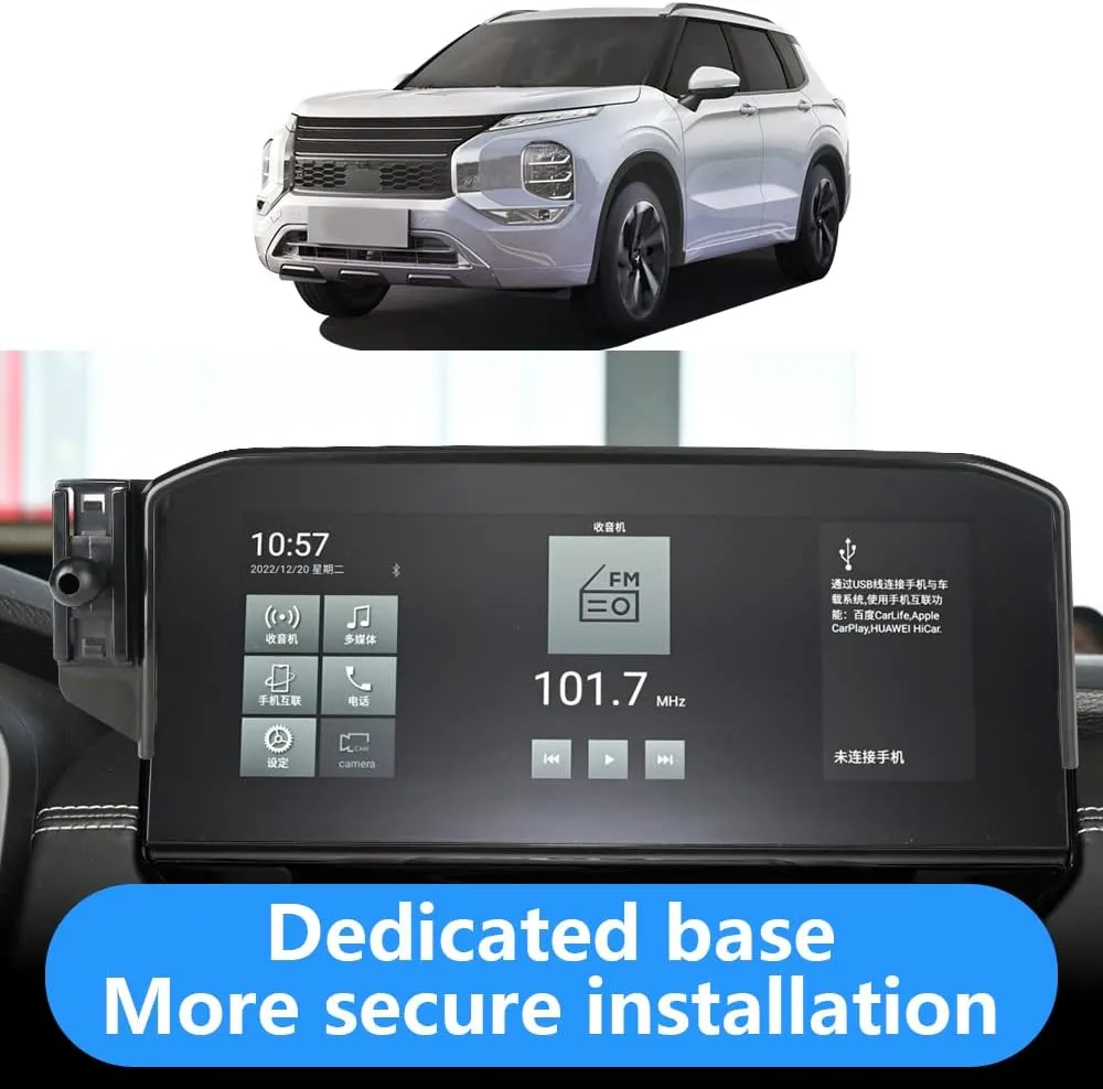 Car Phone Holder for Mitsubishi Outlander 2022 2023 2024 and Outlander PHEV 2023 2024 Auto Interior Accessories Best Cell Phones Mount Cellphone Mobile Cradle Charging Navigation Screen Bracket