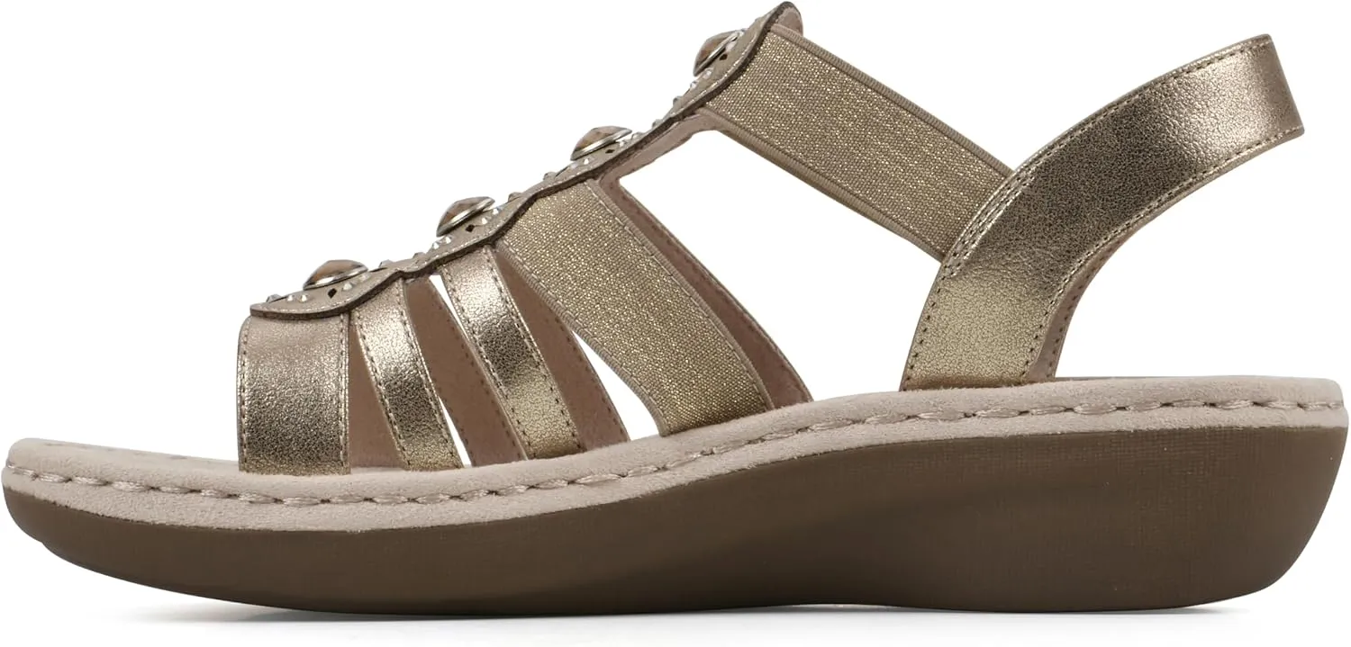 CLIFFS BY WHITE MOUNTAIN Women's Camryn Wedge Sandal