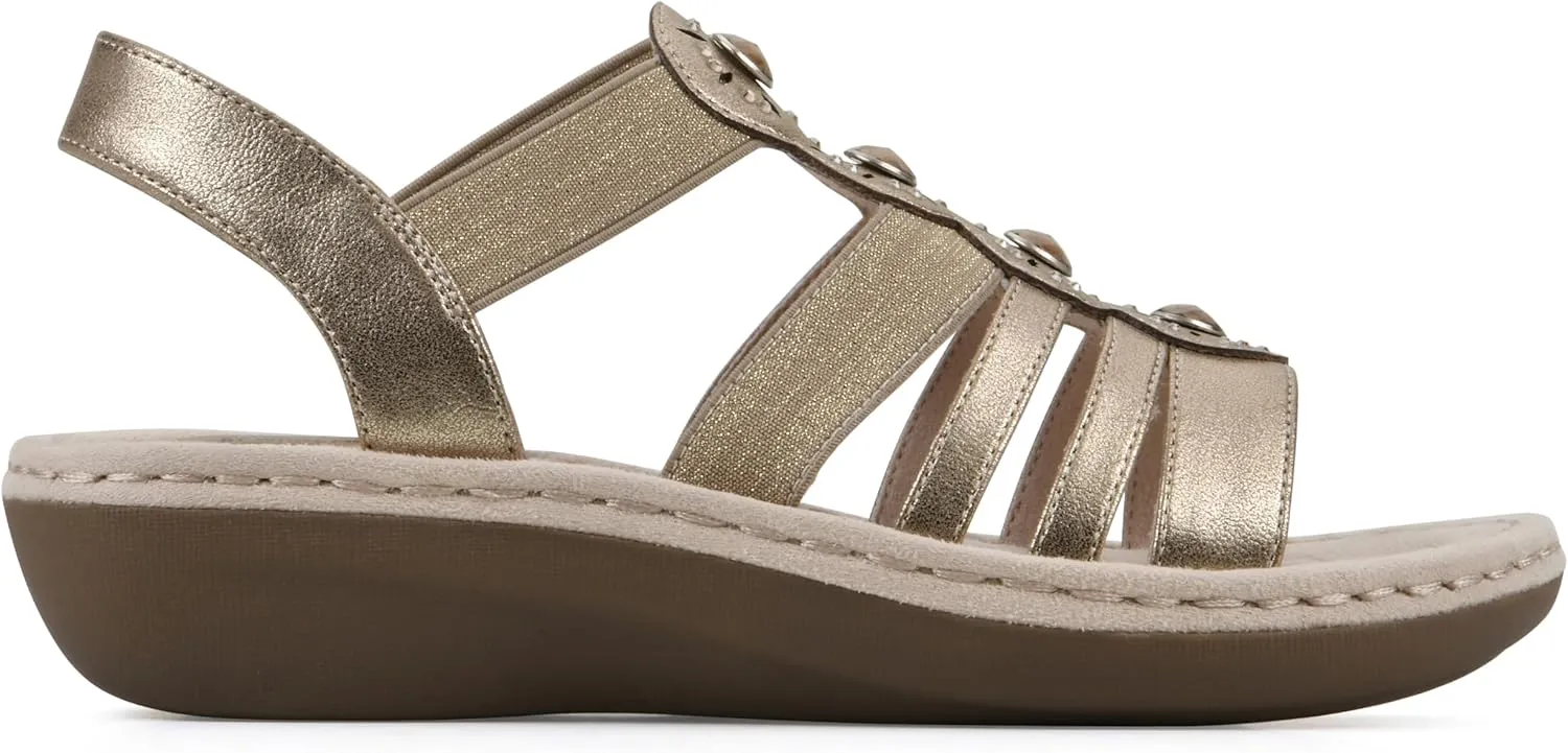 CLIFFS BY WHITE MOUNTAIN Women's Camryn Wedge Sandal
