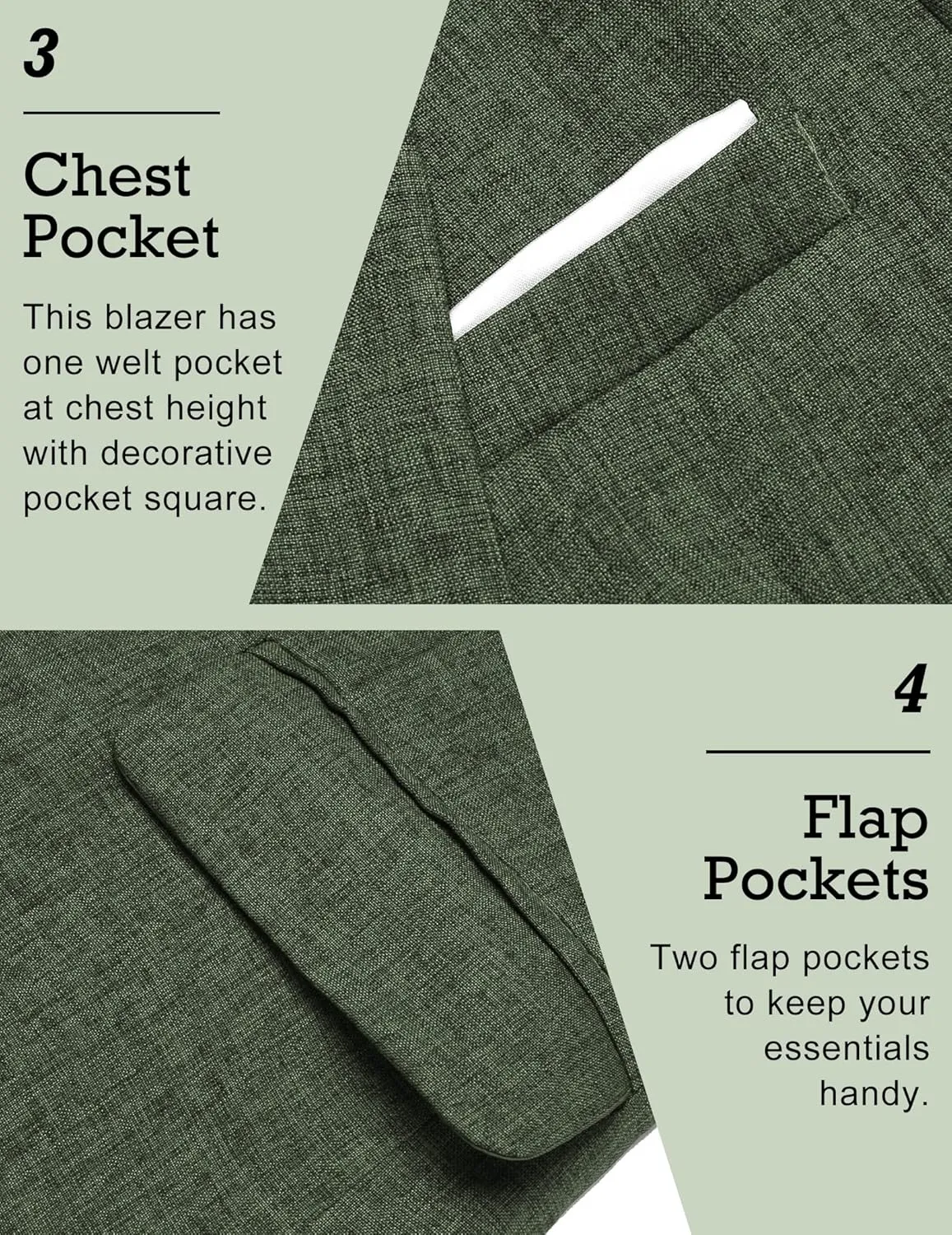 COOFANDY Men's Casual Suit Blazer Jackets Lightweight Sports Coats One Button Linen Texture Jacket