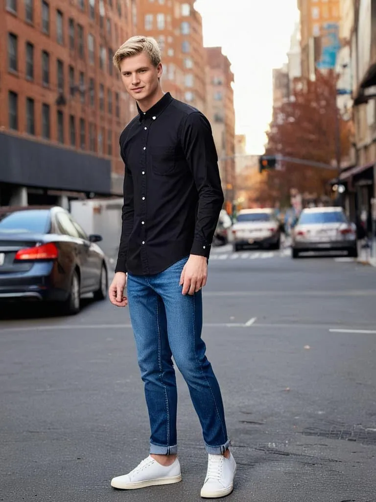 cotton king Mens Shirts | 100% Cotton Long Sleeve Shirts for Men | Button Down Shirt Men | Oxford Mens Dress Shirt