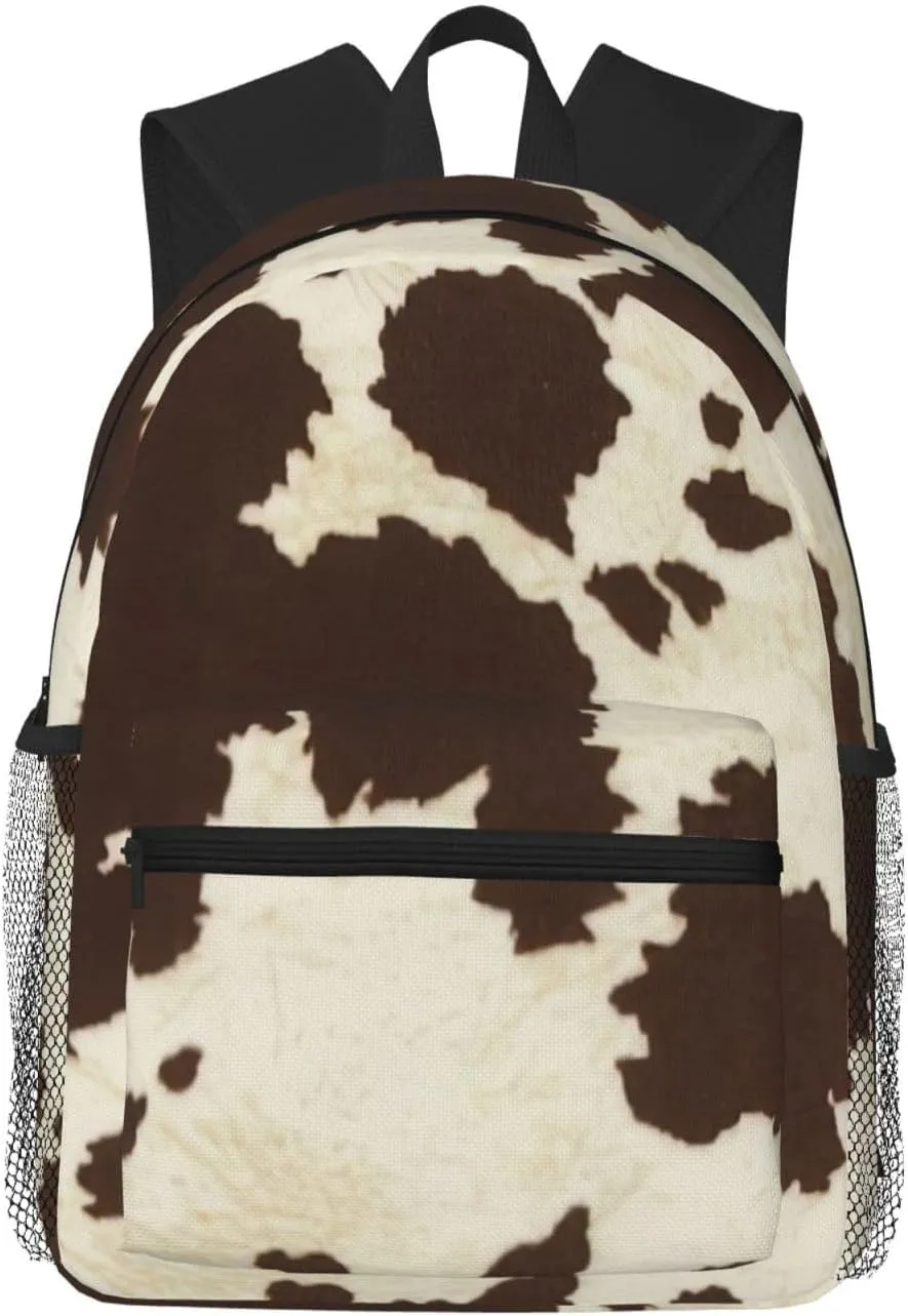 Cow Fur Print Print Lightweight And Comfortable Duffel Bag, Casual Daypack, Multipurpose Backpack