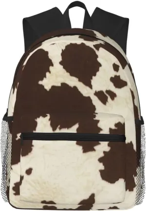 Cow Fur Print Print Lightweight And Comfortable Duffel Bag, Casual Daypack, Multipurpose Backpack