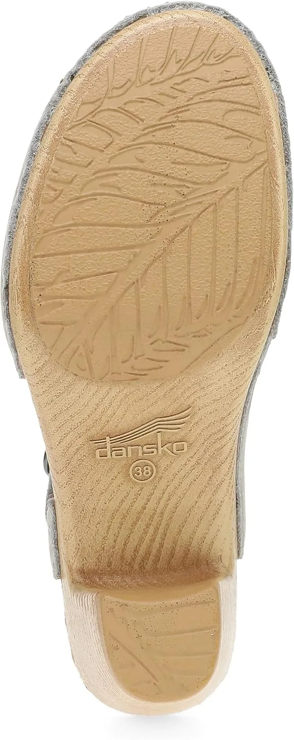 Dansko Taytum Closed-Toe Assymetrical Sandal for Women - Quality Leathers Treated with Scotchgard for Stain Resistance - Cushioned, Contoured Footbed for All-Day Comfort