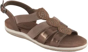David Tate Womens Quilt Slingback Embellished Strappy Sandals