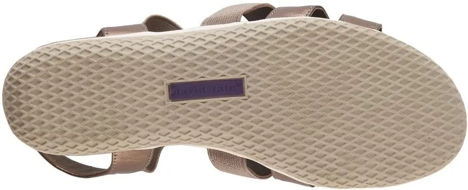 David Tate Womens Quilt Slingback Embellished Strappy Sandals
