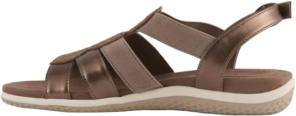 David Tate Womens Quilt Slingback Embellished Strappy Sandals
