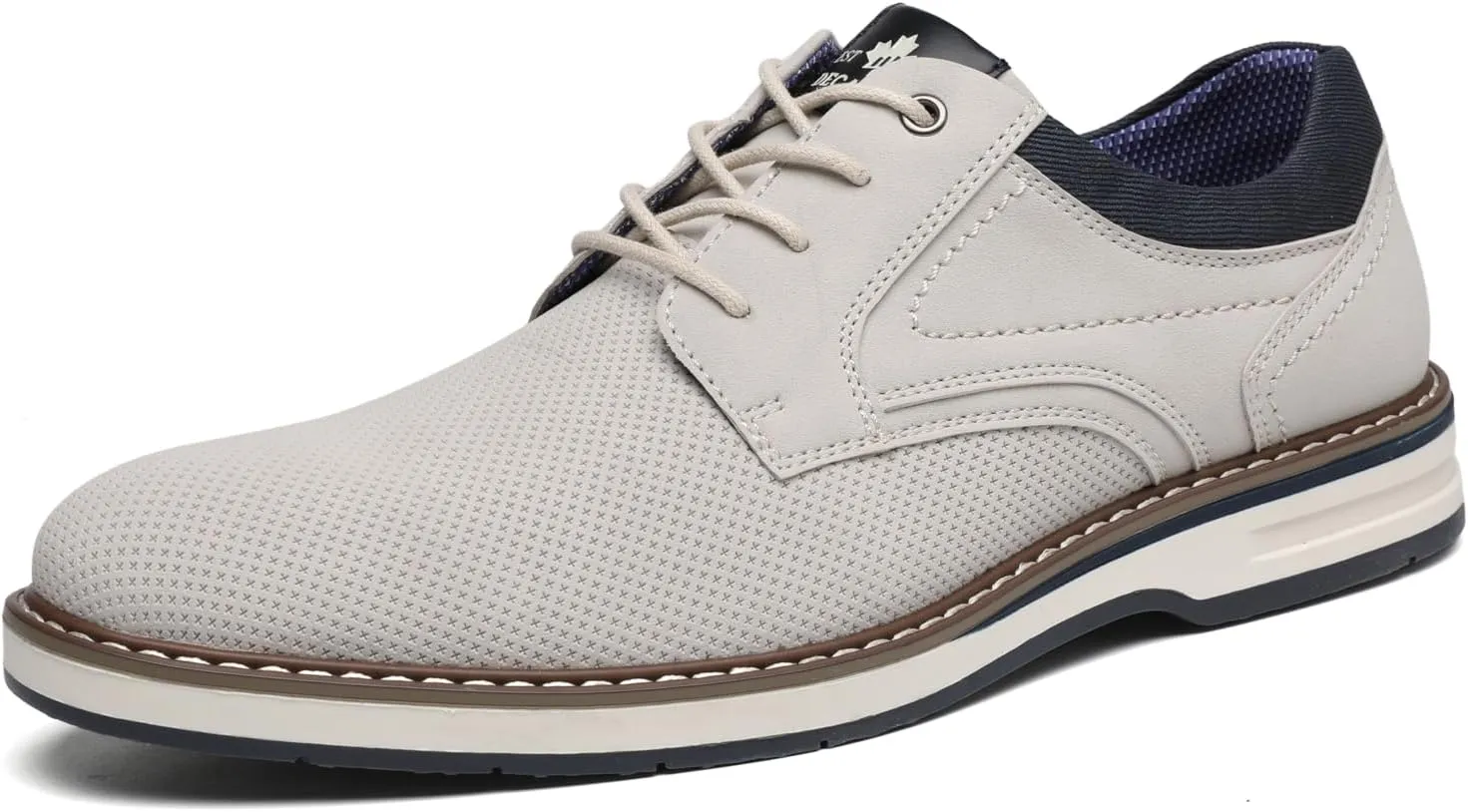 DECARSDZ Mens Dress Shoes Casual Oxford Shoes Business Formal Shoes Use for Business Social Gatherings Wedding Travel