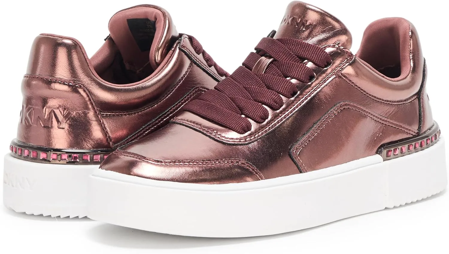DKNY Women's Beverly Lace up Sneaker