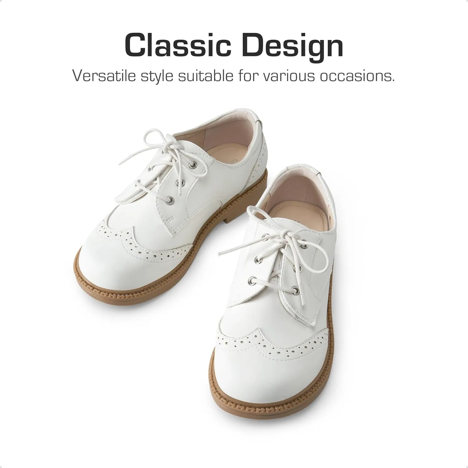 DREAM PAIRS Boys Girls Dress Shoes Kids School Uniform Formal Casual Oxfords for Toddler Little Kid