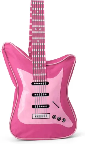 Electric Guitar Shaped Music Bag Oxford Cloth Shoulder Tote Bag Purse Crossbody Handbag for Women
