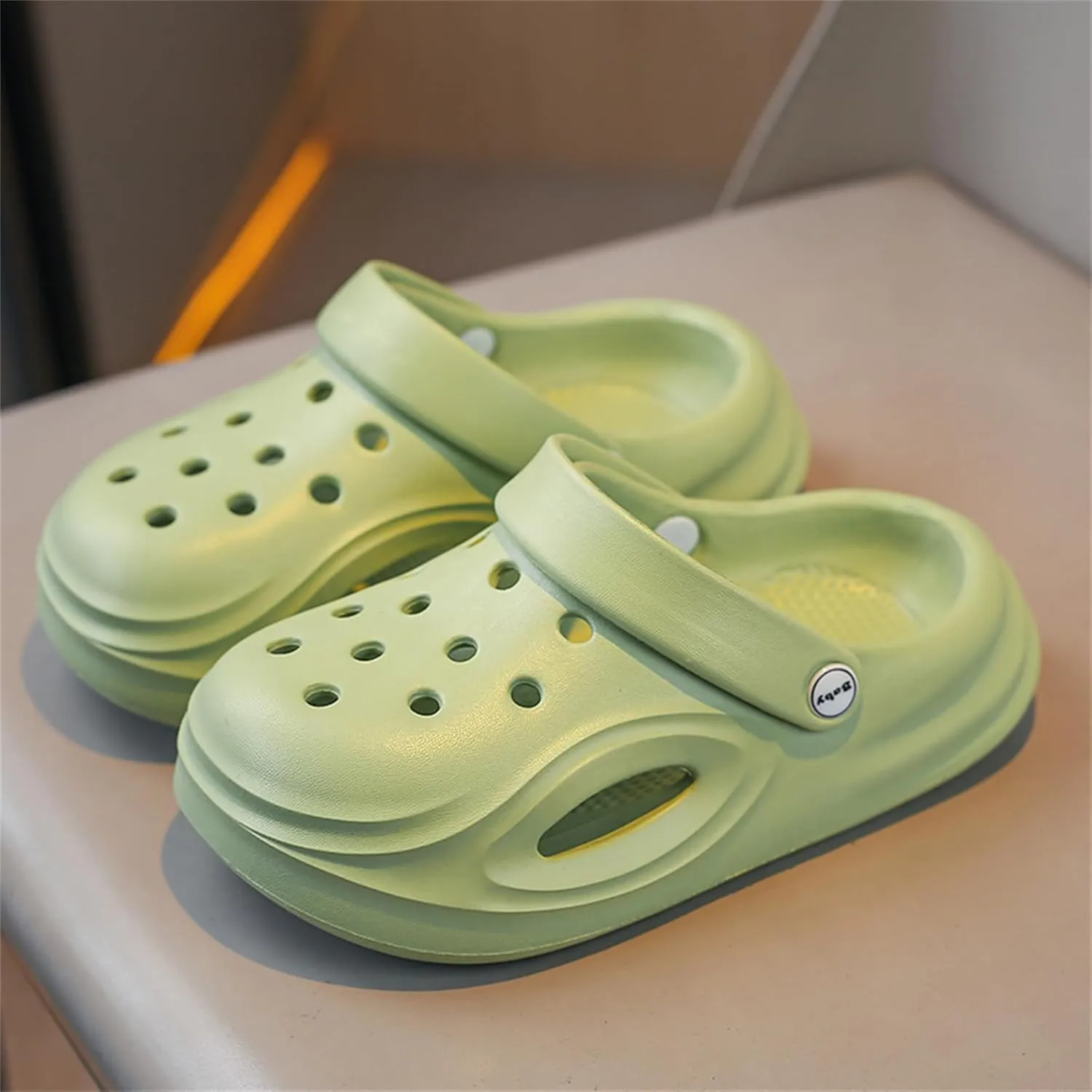 FLIOZY Kids Boys Girls Garden Clogs Slip On Slide Sandals Beach Pool Slippers Shoes Children Sandals for Indoor Outdoor