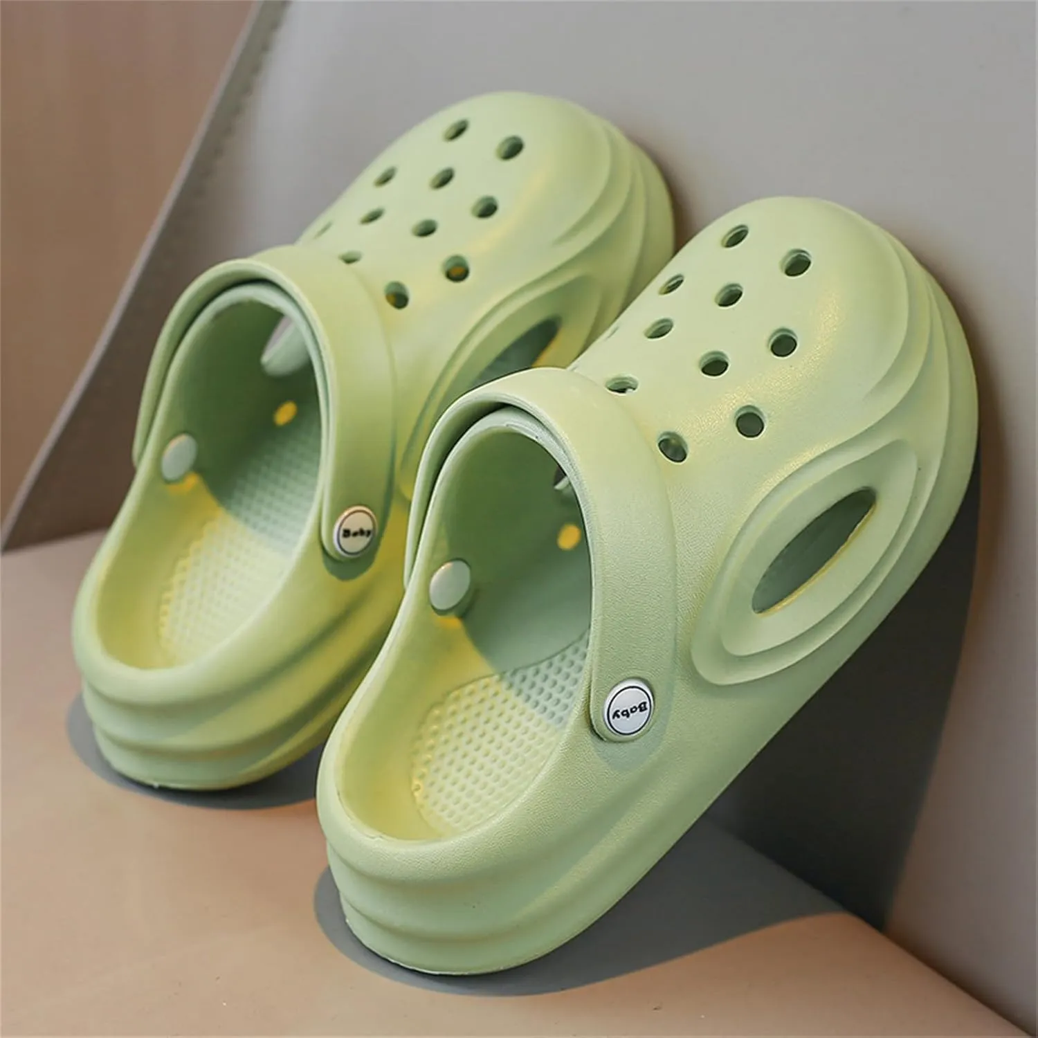 FLIOZY Kids Boys Girls Garden Clogs Slip On Slide Sandals Beach Pool Slippers Shoes Children Sandals for Indoor Outdoor