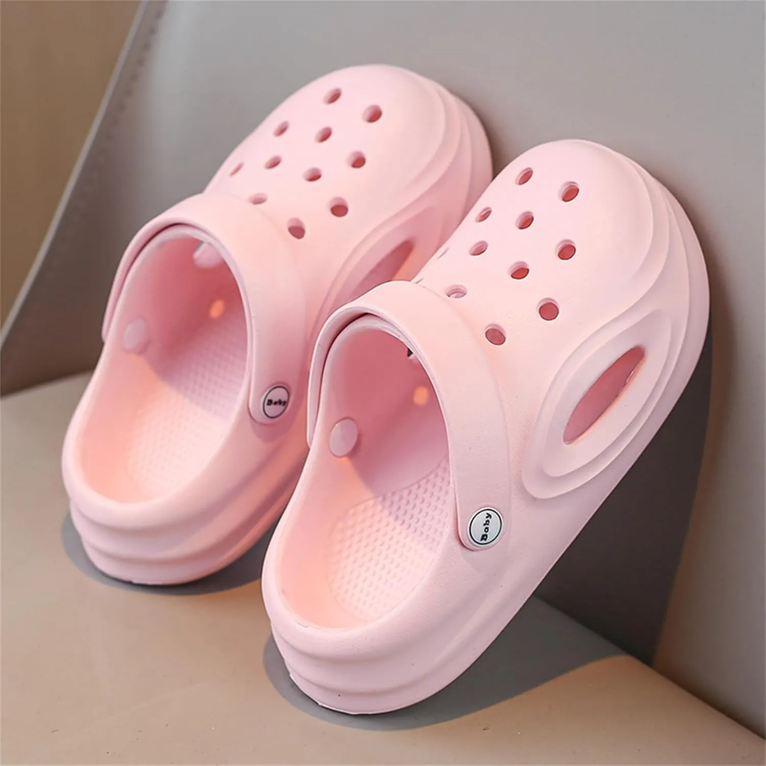 FLIOZY Kids Boys Girls Garden Clogs Slip On Slide Sandals Beach Pool Slippers Shoes Children Sandals for Indoor Outdoor