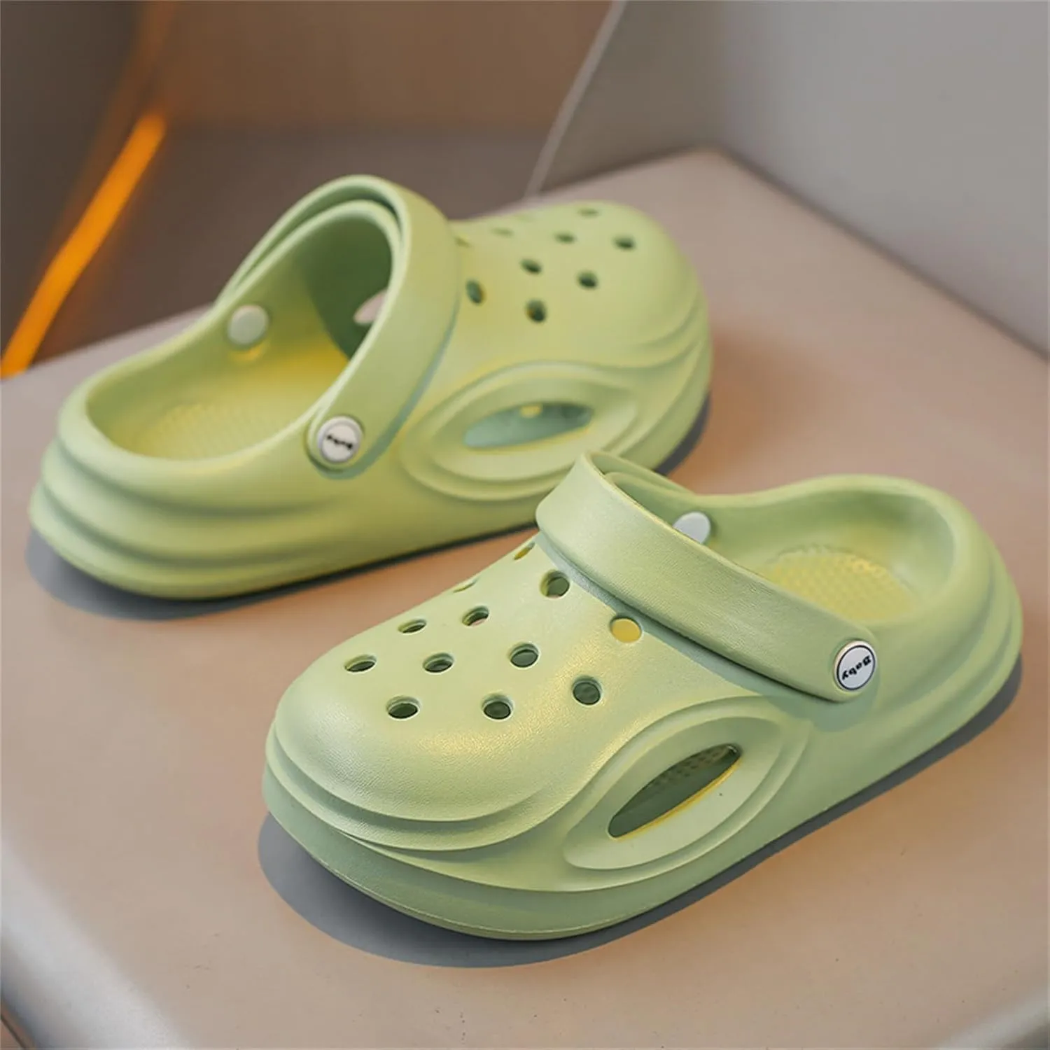 FLIOZY Kids Boys Girls Garden Clogs Slip On Slide Sandals Beach Pool Slippers Shoes Children Sandals for Indoor Outdoor