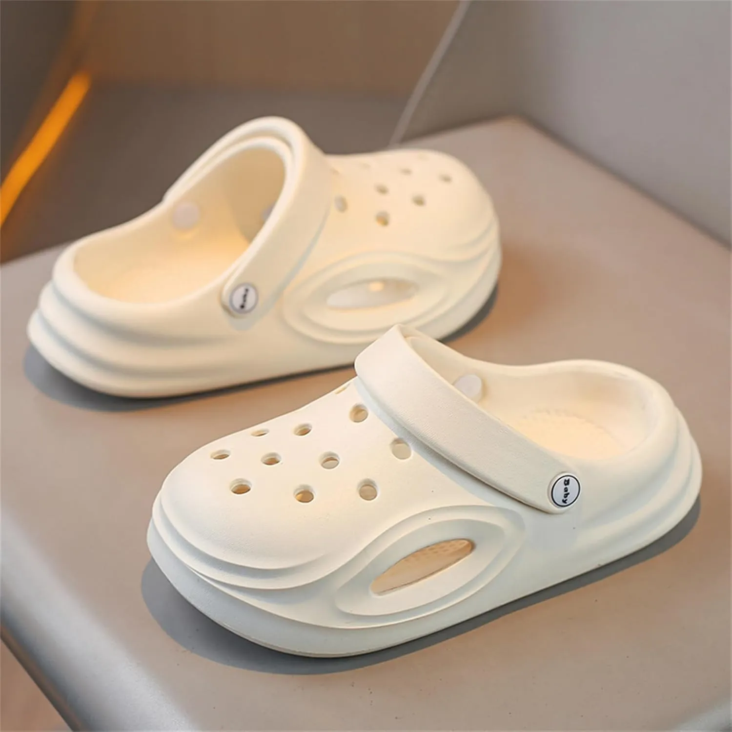 FLIOZY Kids Boys Girls Garden Clogs Slip On Slide Sandals Beach Pool Slippers Shoes Children Sandals for Indoor Outdoor