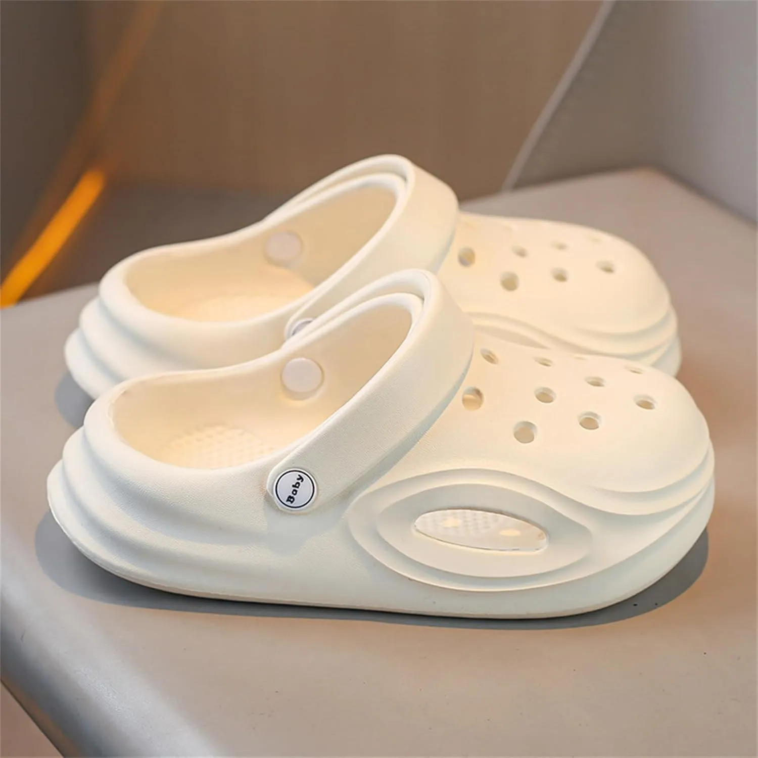 FLIOZY Kids Boys Girls Garden Clogs Slip On Slide Sandals Beach Pool Slippers Shoes Children Sandals for Indoor Outdoor