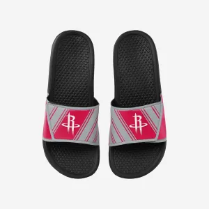 FOCO Houston Rockets NBA Mens Legacy Sport Slide - L