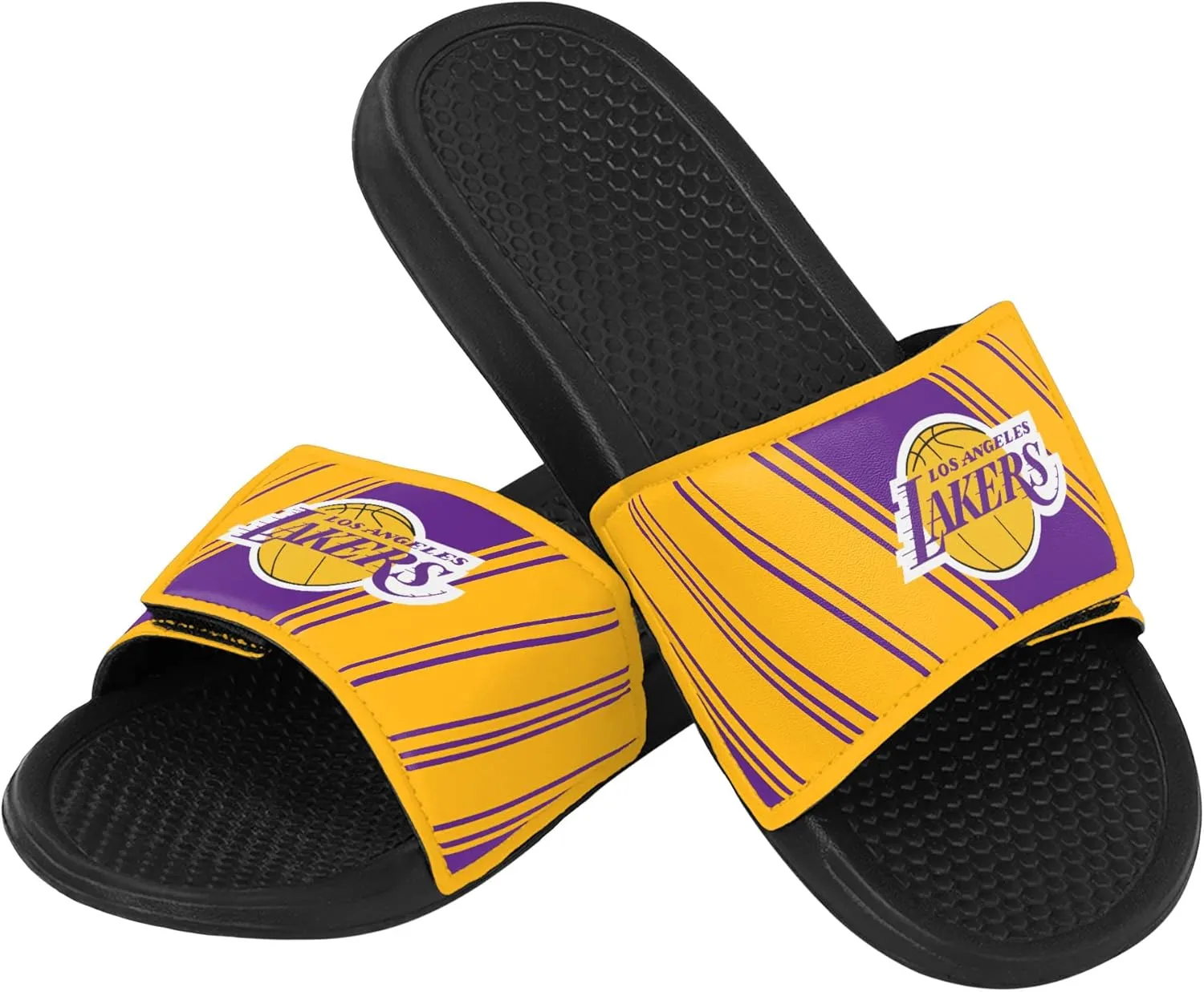 FOCO Los Angeles Lakers NBA Mens Legacy Sport Slide - M