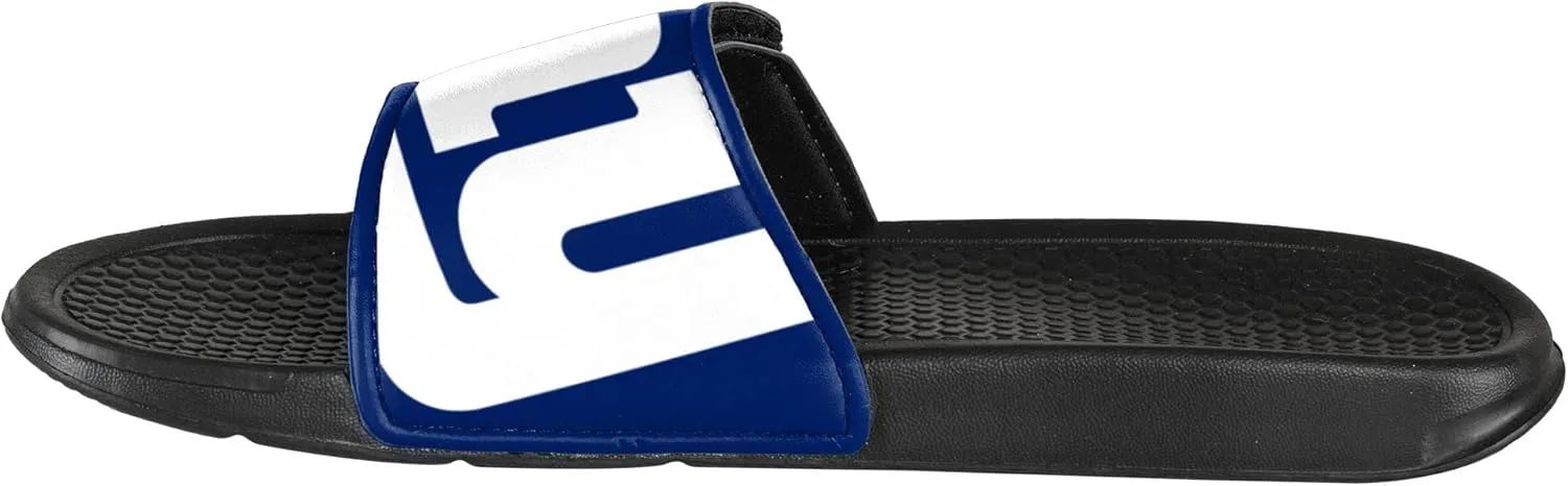 FOCO Men's NFL Team Logo Shower Sport Slide Flip Flop Sandals