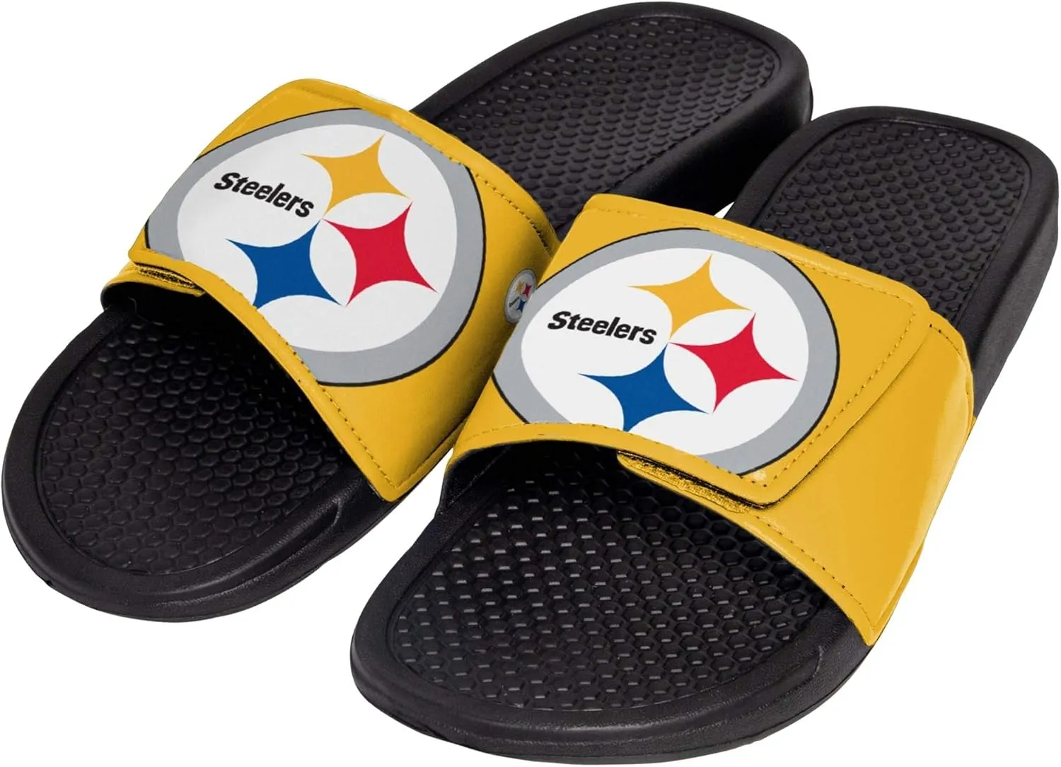 FOCO Men's NFL Team Logo Shower Sport Slide Flip Flop Sandals