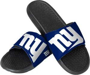 FOCO Men's NFL Team Logo Shower Sport Slide Flip Flop Sandals