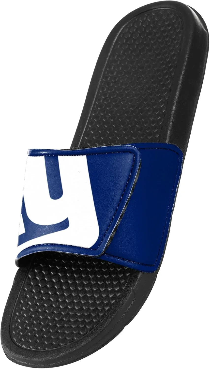 FOCO Men's NFL Team Logo Shower Sport Slide Flip Flop Sandals