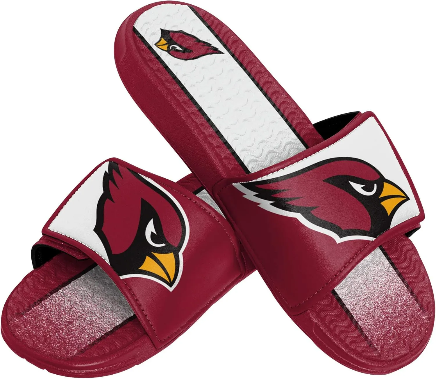FOCO Men's NFL Team Logo Sport Shower Foam Slide Flip Flop Sandals