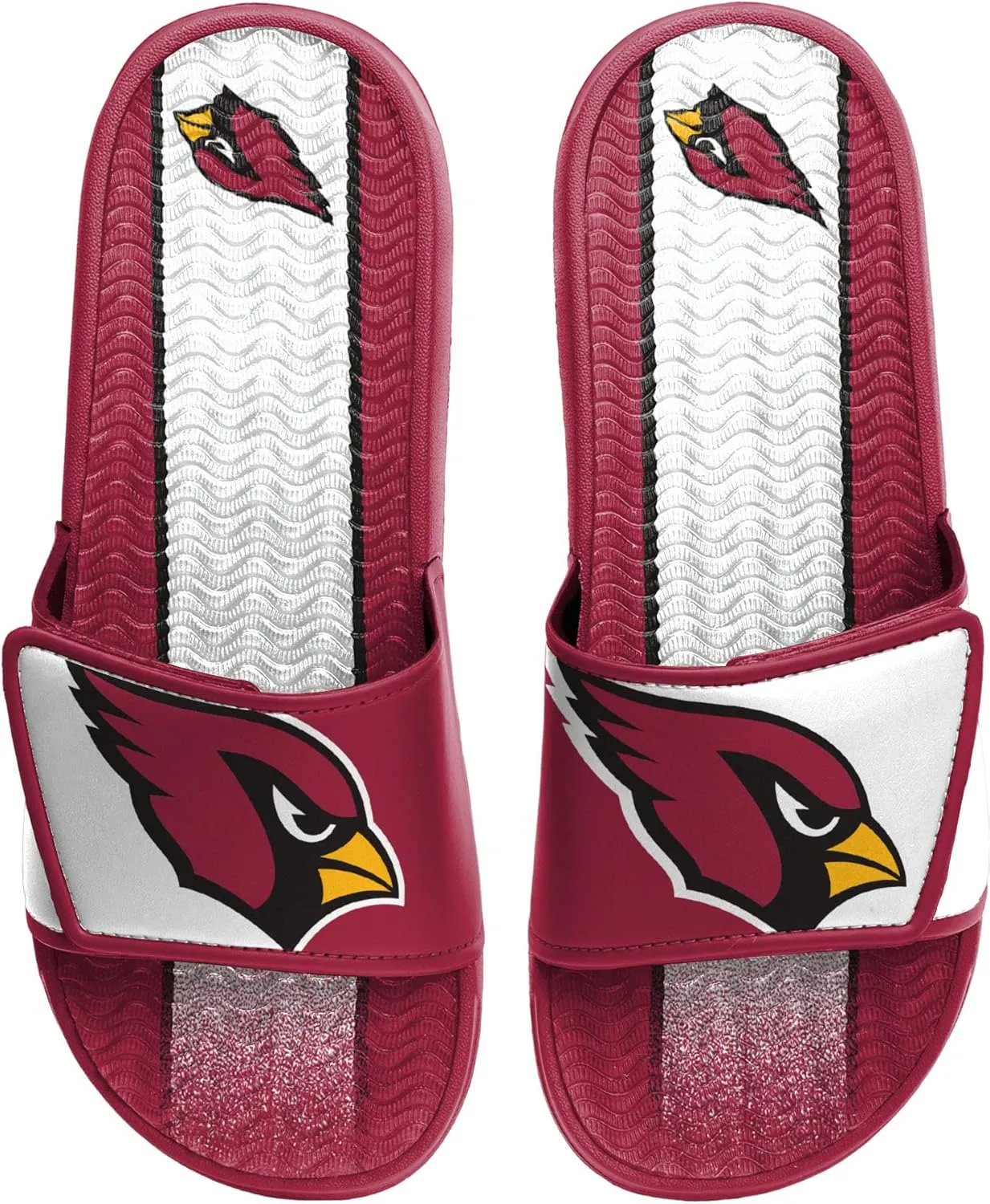 FOCO Men's NFL Team Logo Sport Shower Foam Slide Flip Flop Sandals