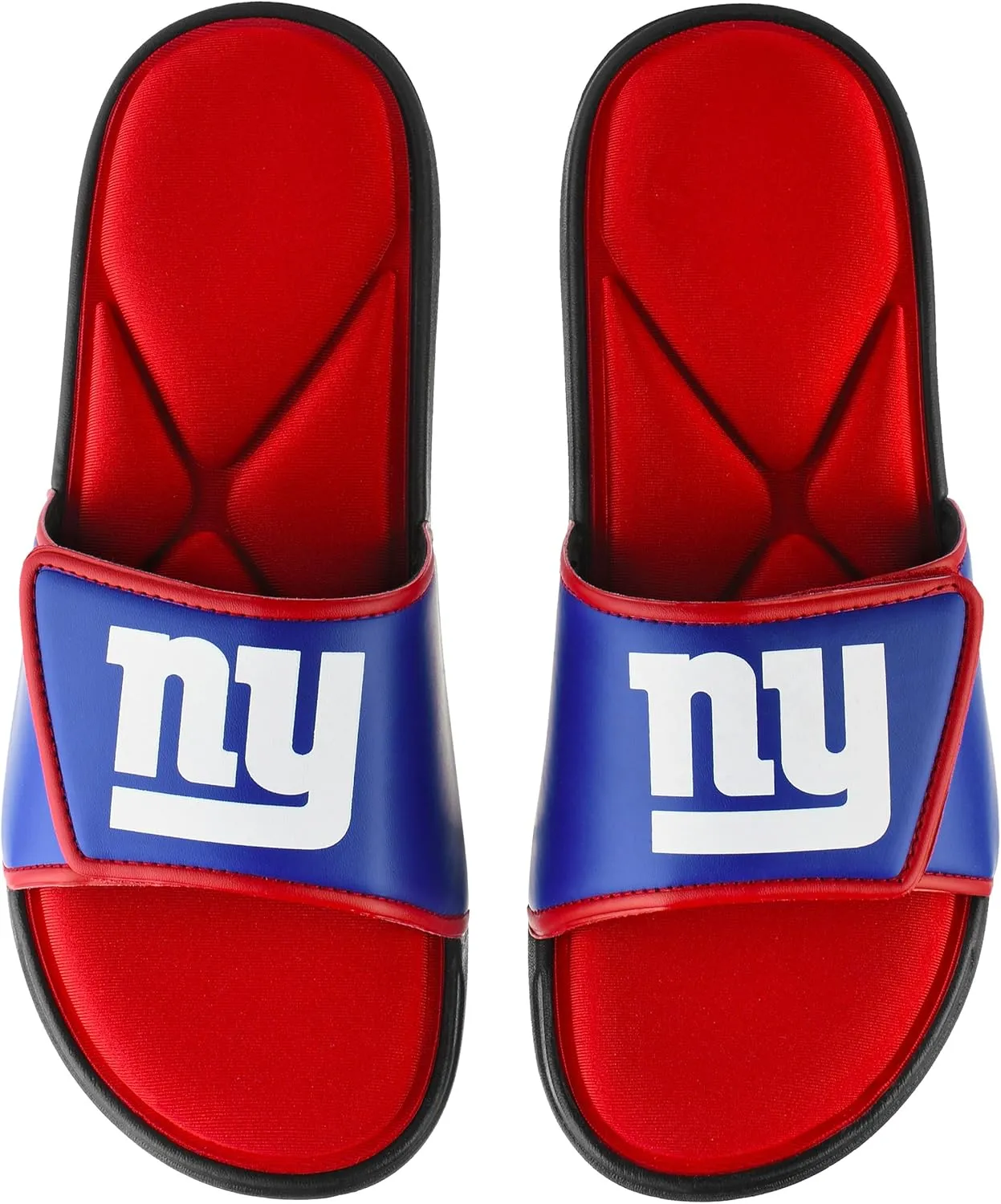 FOCO New York Giants NFL Mens Foam Sport Slide - L