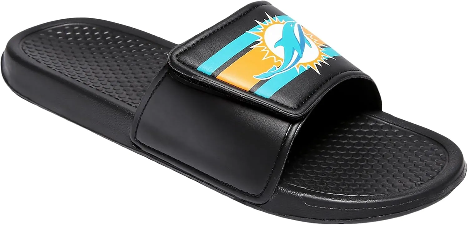 FOCO NFL Youth Legacy Sport Slide Flip Flop Sandals