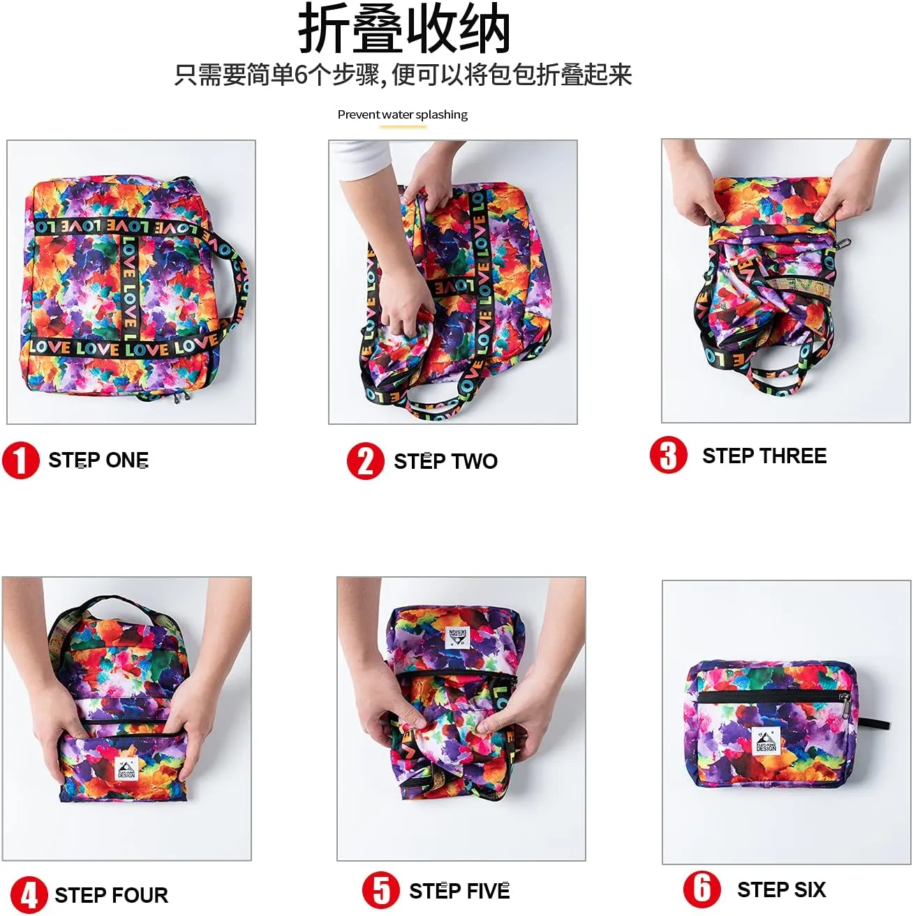 Foldable Large Capacity Duffel Bag Over light Carry on Luggage Travel bag