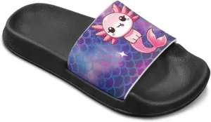 Forchrinse Girls Slides Cute Beach Slippers Summer Slip on Sport Sandals Casual House Shower Shoes