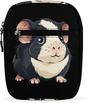 Guinea Pigs Cute Funny Crossbody Bags Casual Sling Backpack with Adjustable Strap for Women Men