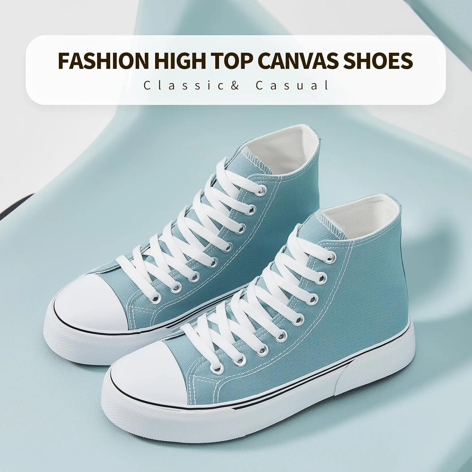 hash bubbie Unisex Fashion High top Sneakers Womens Classic High Tops Canvas Shoes Casual Tennis Shoes for Men