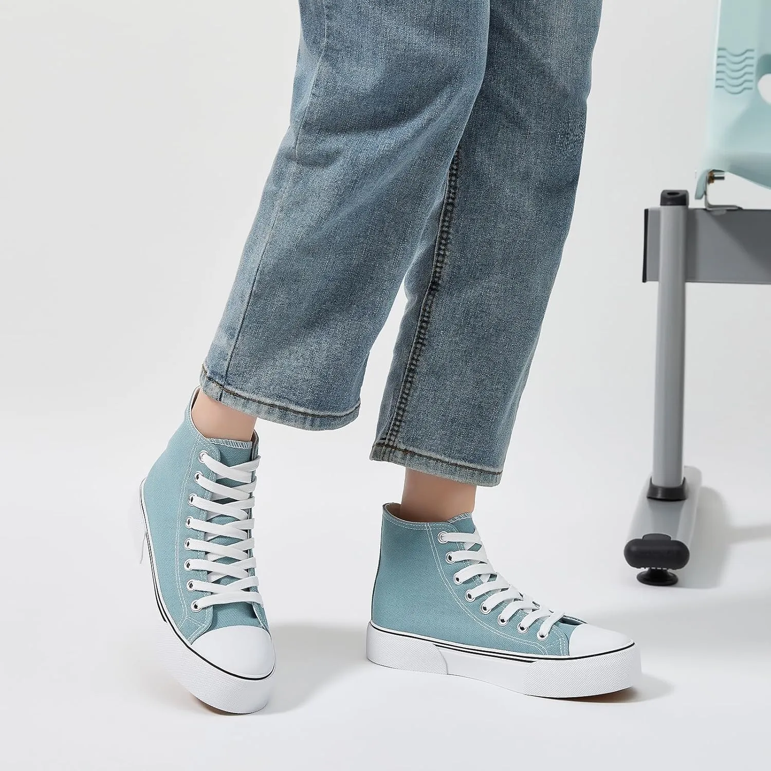 hash bubbie Unisex Fashion High top Sneakers Womens Classic High Tops Canvas Shoes Casual Tennis Shoes for Men