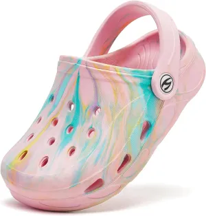 HOBIBEAR Boys Girls Classic Clogs Slip on Garden Shoes Cute Summer Sandals Water Shoes(Toddler/Little Kid)