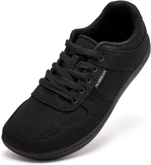HOBIBEAR Unisex Canvas Shoes Men's Wide Barefoot Shoes Women's Fashion Sneakers Classic Casual Shoes Zero Drop Sole