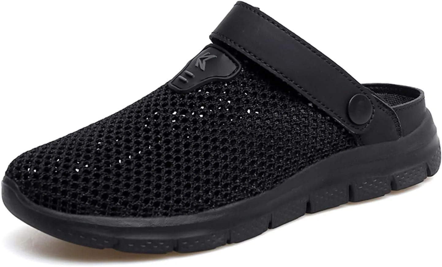 ihinzry Men's Women's Garden Clogs Hollow Mesh Clog Indoor Outdoor Slippers Nurse Work Mules