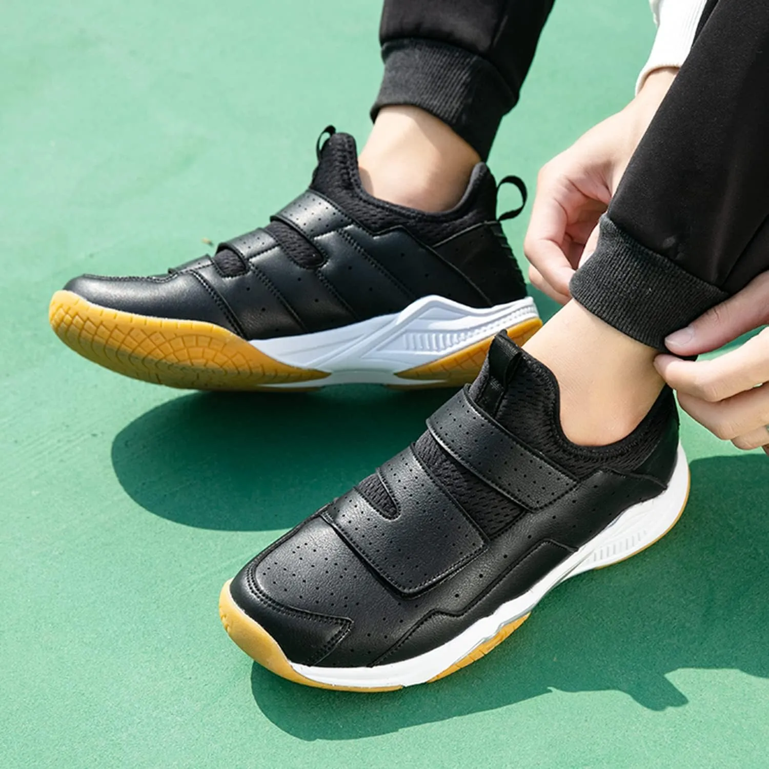 Indoor Court Shoes for Tennis, Badminton, Table Tennis, Volleyball, Pickleball for Men and Women,Boys and Girls