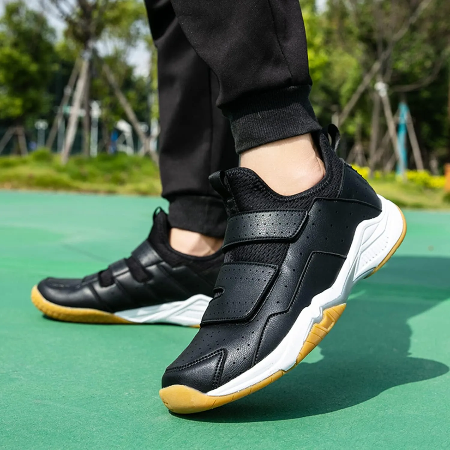 Indoor Court Shoes for Tennis, Badminton, Table Tennis, Volleyball, Pickleball for Men and Women,Boys and Girls