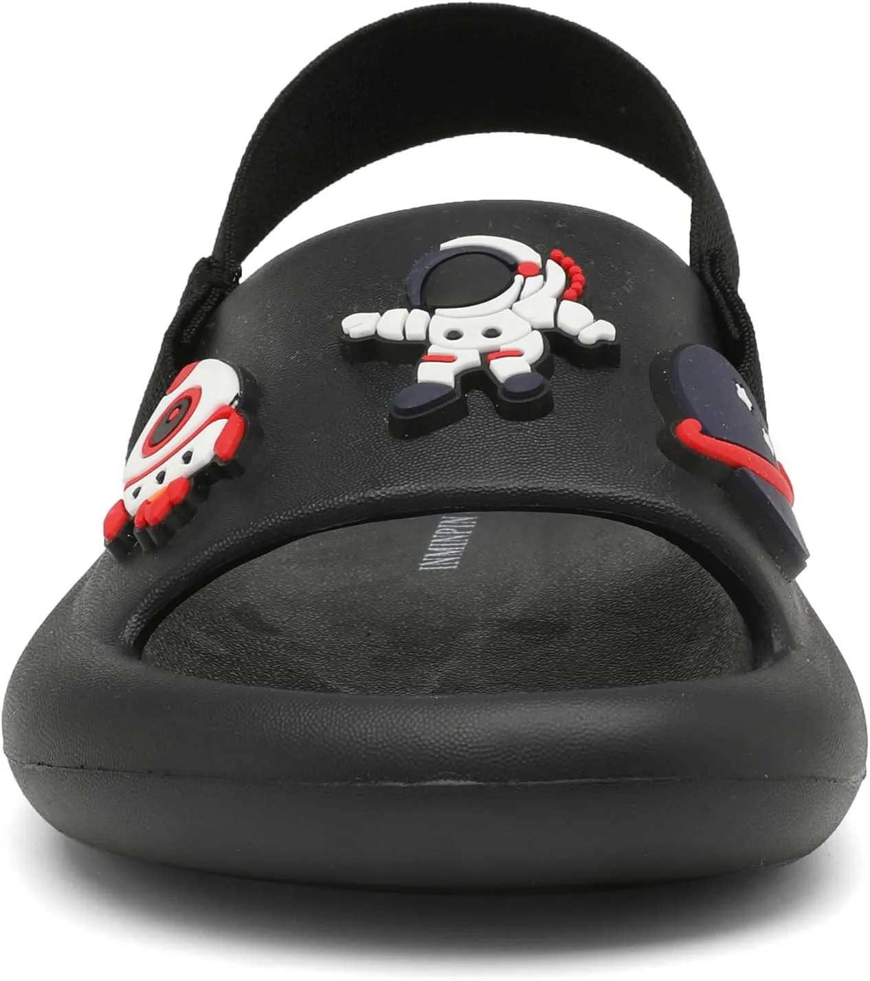 INMINPIN Toddler Boys Girls Slides Sandals Comfort Beach Pool Shower Slippers with Elastic Back Strap